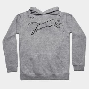 Stick figure panther Hoodie